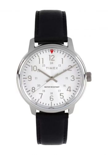 ساعة  رجالية من تايمكس Timex  Men's Core 43 mm Leather Strap Watch