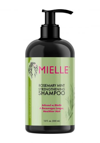 شامبو مقوي للشعر 355 مل من ميلي أورجانيكس Mielle Organics Rosemary Mint Strengthening Shampoo