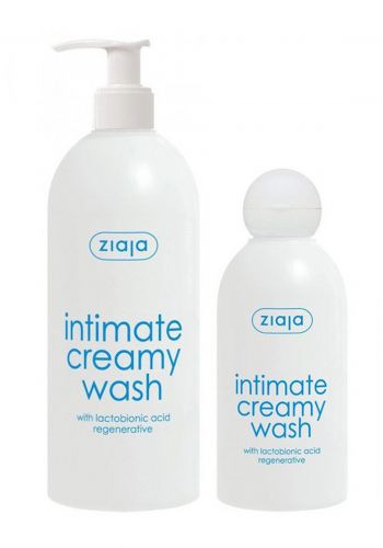 غسول المنطقة الحميمة التجديدية 500 مل + 200 مل من زياكا Ziaja hygiene kit