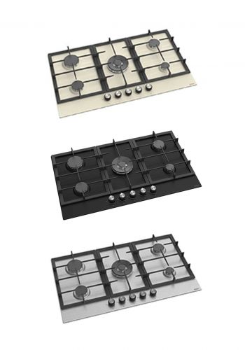 موقد مدمج 5 شعل 90*60 سم  من دنكا Denka BH90-BL043SS Gas Burners