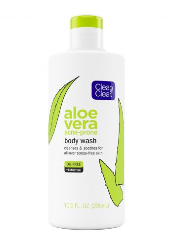 غسول الجسم بالألوفيرا 295 مل من كلين آند كلير Clean & Clear Aloe Vera Body Wash