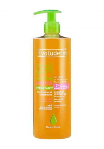 جل استحمام بخلاصة السوجراس 500 مل من ايفولوديرم  Evoluderm Shower Cream Surgras  