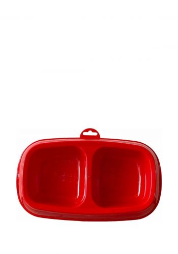 وعاء مزدوج بلاستيك للقطط والكلاب Mio Dish With A Double Drinker For Pets