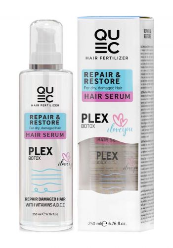 سيروم تجديد واصلاح الشعر الجاف والتالف 250 مل من كويك Quec Hair Serum With Plex 250 ml