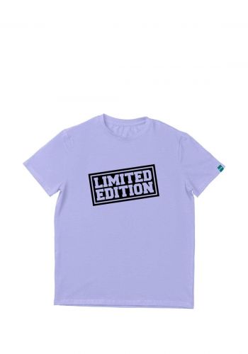 تيشيرت لكلا الجنسين بنفسجي اللون بطبعة Limited Edition من بيتا  Beta T-Shirt