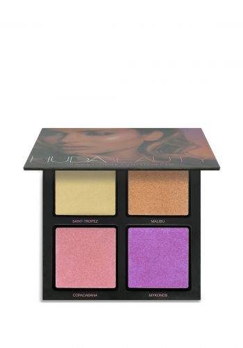 باليت باودر اضاءة للوجه  16 غرام من هدى بيوتي Huda Beauty 3D Highlighter Palette Summer Solstice