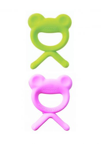عضاضة سيليكون للأطفال من اوبتيمال  optimal OPB-1002 Rubber Frog Shape teether