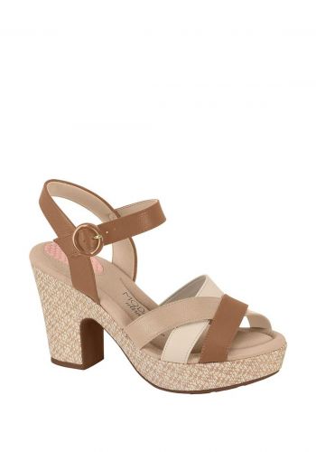   حذاء   نسائي كعب عالي طبي باللون البيجي من موداري Modare Women Sandal