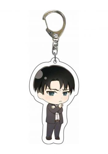 ميدالية سلسلة المفاتيح بتصميم شخصية ليفاي  Key chain