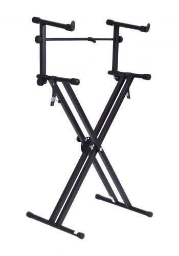 حامل لوحة مفاتيح مزدوج قابل للتعديل من طبقتين Keyboard Stand