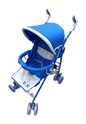 عربة اطفال من جي كي G.K Baby Stroller - Blue