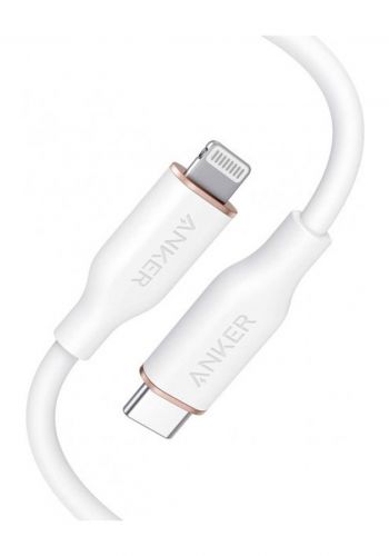 كيبل شحن تايب سي الى لايتننك Anker PowerLine III Flow USB-C to Lightning Cable - 0.9m 