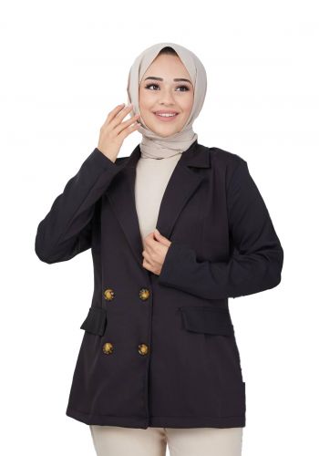 سترة صيفية نسائية باللون الاسود