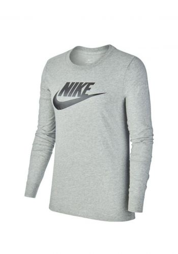 بلوز نسائي رياضي رصاصي اللون من نايك Nike NKBV6171-063 Long-Sleeve T-Shirt