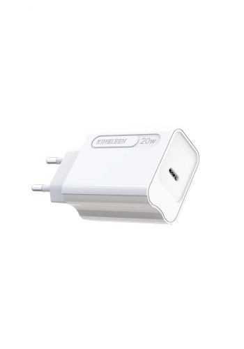 شاحنة جدارية 20 واط مع كيبل تايب سي Kingleen e31 20W Fast Charger 
