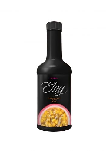 إلفي صوص  1 لتر من سافورا ايلفي Savora Elvy Passion Fruit Flavored Puree