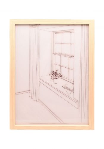 لوحة مضيئة برسمة نافذة 31.5 × 23 × 3 سم Led Luminous Painting