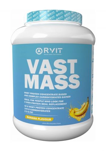 بروتين زيادة الوزن بنكهة الموز 3 كغم من رفيت Rvit Vast Mass Banana Flavour
