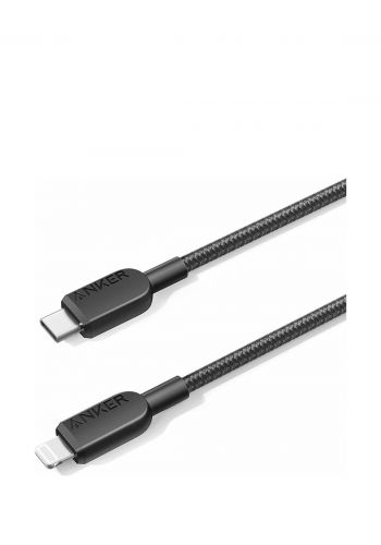 كيبل تايب سي الى لايتنينك 90 سم Anker 322 USB-C to Lightning Connector Braided Cable For Apple Devices 