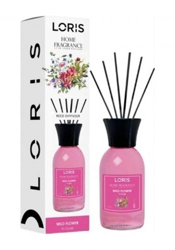 معطر جو مع عيدان برائحة الازهار   100 مل من لوريس Loris Reed Diffuser Wild Flower      