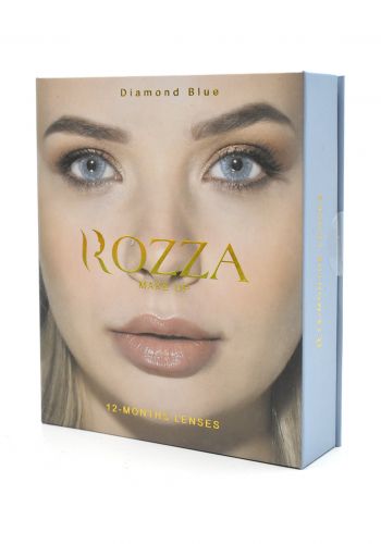 عدسات عيون لاصقة سنوية لون ازرق من روزا Rozza Diamond Blue Lenses