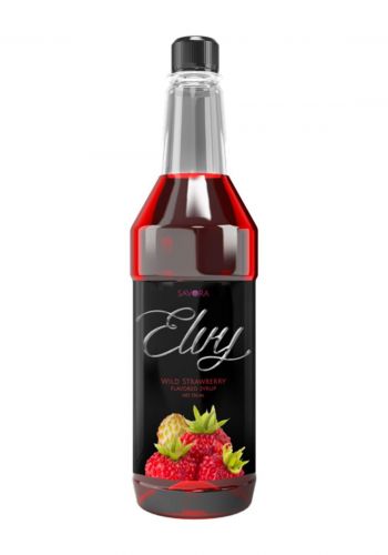شراب مركز بنكهة الفراولة البرية 750 مل من سافورا ايلفي Savora Elvy  Wild Strawberry Flavored Syrup