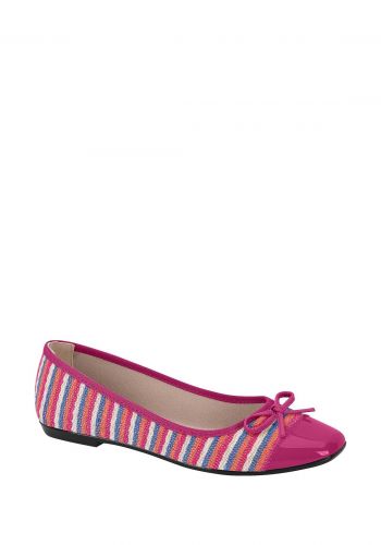 حذاء فلات نسائي باللون الفوشي  من موليكا Mollica Flat Shoes