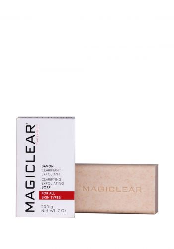 صابونة مقشرة و منقية للبشرة 200 غرام من ماجيكلير Magiclear Clarifying Exfoliating Soap