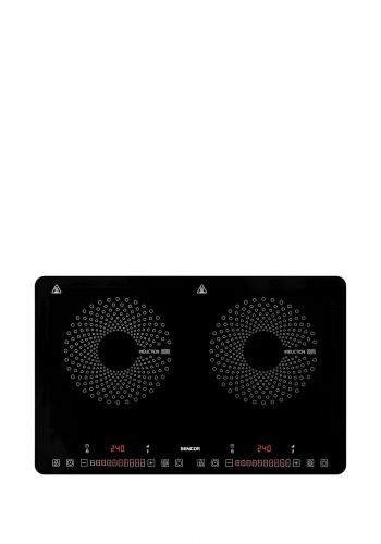 طباخ منضدي بالحث الكهربائي بقدرة 3400 واط من سنكور Sencor SCP 4501BK Double Induction Cooktop 