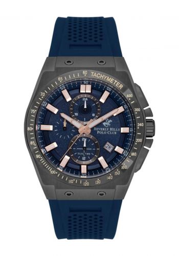 ساعة يد رجالية باللون النيلي من بيفرلي هيلز بولو كلوب Beverly Hills Polo Club BP3541X.099 Men's Wrist Watch
