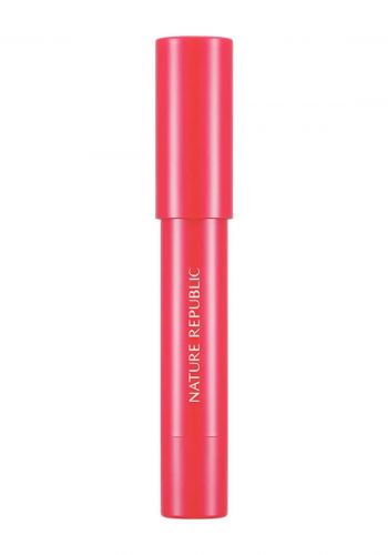 احمر شفاه 5.2 غرام الدرجة 02 من نيجر ريببلك Nature Republic By Flower Eco Crayon Lip Rouge - Berry Pink 