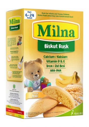  بسكويت اطفال بطعم الشوفان والموز 260 غم من ميلنا Milna Baby Biscuit 6+ Rusk Mix Fruit
