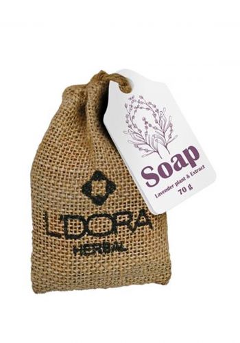 صابون طبيعي بخلاصة اللافندر 70 غم من ليدورا L‘dora Herbal Soap 