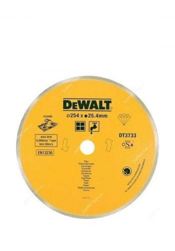 شفرة قطع ماسية بحافة مغلقة للسيراميك  250*25.4 ملم من ديوالت Dewalt DT3733-XJ Cutting Disk