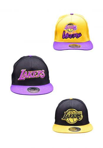 قبعة كتان رياضية للرجال من ليكرز Los Angeles Lakers Combo Men's Baseball Cap