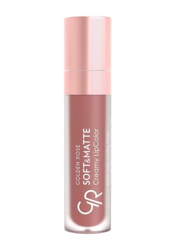 أحمر شفاه مطفي 5.5 مل رقم 107 من جولدن روز Golden Rose Soft & Matte Creamy Lipstick 