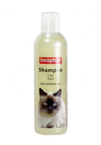 شامبو لفك عقد الشعر  بزيت المكاديميا للقطط 250 مل من بيفار Beaphar shampoo