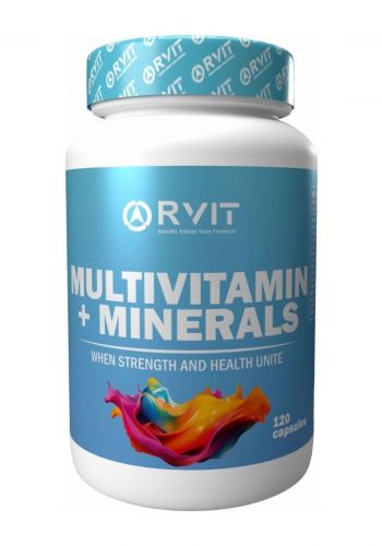 مكمل متعدد الفيتامينات والمعادن 120 كبسولة 78 غم من رفيت Rvit  Multivitamin + Minerals