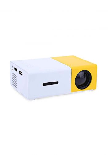 Fosa 1080P LED Mini Portable  Projector - Yellow  داتا شو 