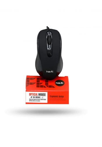 Havit 401 USB Mouse  - Black ماوس