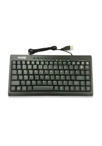 Rapoo RP 8733 mini usb keyboard  - Black  كيبورد
