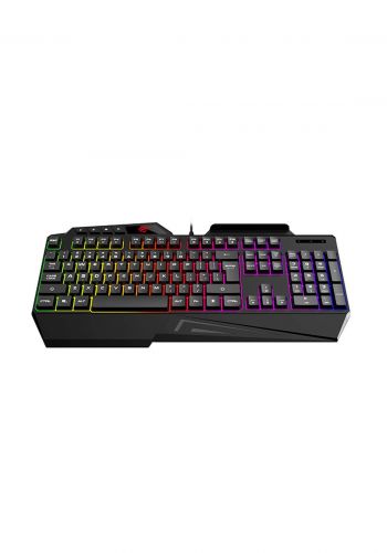 Havit KB488L Gaming RGB 107 Keys Multi-function backlit Mechanical keyboard - Black  كيبورد
