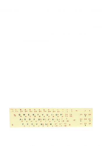 ملصقات الحروف العربية للكيبورد LGI Transparent Arabic Letters Keyboard Sticker