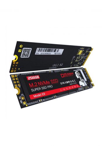 DM E9-M.2 NVMe 256GB  Internal Solid State Drive - Black هارد داخلي