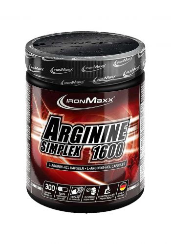 Ironmaxx Arginine Simplex 1600 300caps مكمل غذائي 300كبسولة من ايرون ماكس