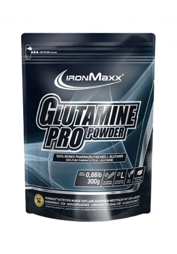 Ironmaxx Glutamine Pro Powder 300g جلوتامين برو 300غم من ايرون ماكس