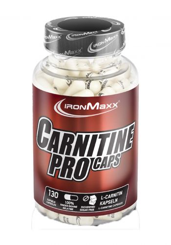 IronMaxx Carnitin Pro Caps 130Capsules كبسولات كارنيتين برو من ايرون ماكس