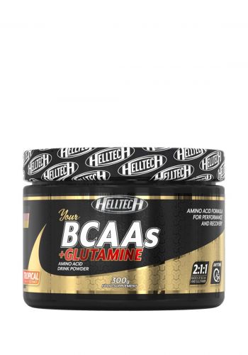Helltech BCAAs + Glutamine 300g مكمل غذائي 300غم من هيلتك 
