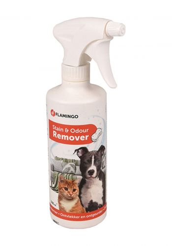 مزيل البقع والروائح للحيوانات الاليفة 500 مل من فلامنجو Flamingo Stain And Odour Remover