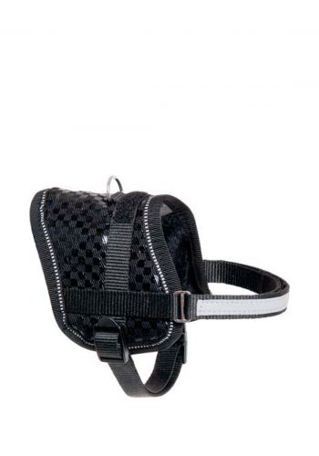 حزام للكلاب اسود اللون من فلامنجو Flamingo HARNESS EENY MEENY 
